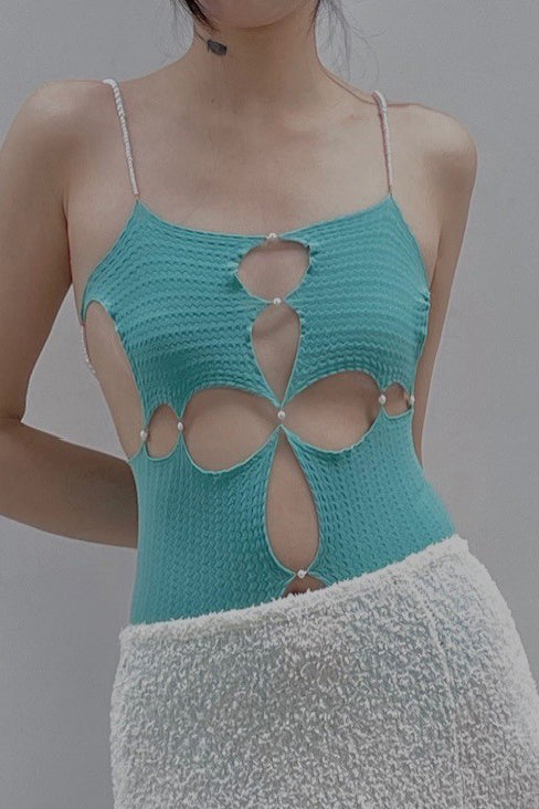 RUI R001-AW20 bodysuit turquoise
